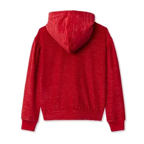 Girls Velour Hoodie Sweatshirt