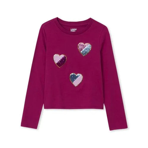 Girls Long Sleeve Graphic Meet and Greet Tee