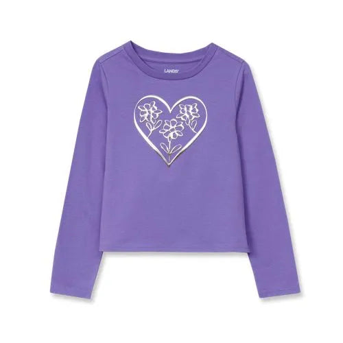 Girls Long Sleeve Graphic Meet and Greet Tee