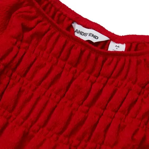 Girls Smocked Long Sleeve Knit Shirt