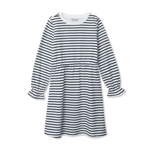 Girls Long Sleeve French Terry Knit Dress