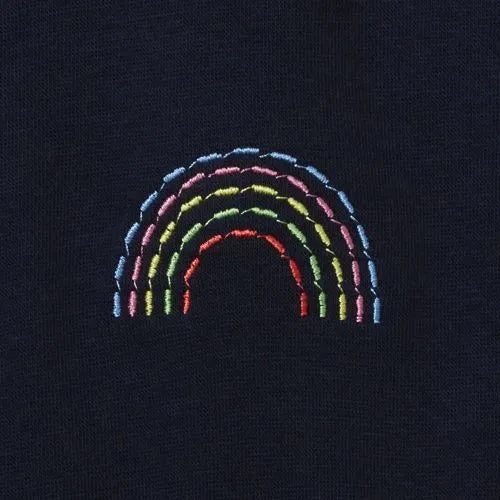 Girls Crew Neck Embroidered Sweatshirt