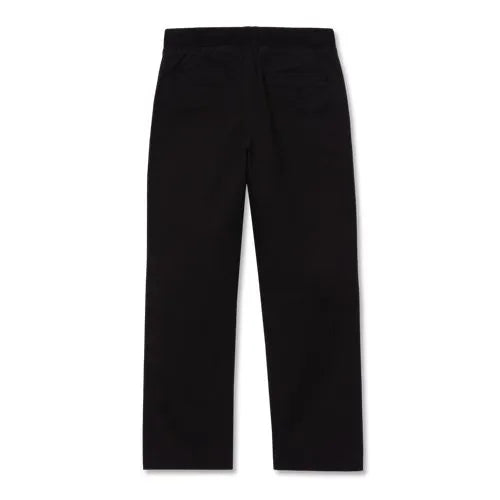Boys Stretch Soft Rib Waist Iron Knee Pull On Pants