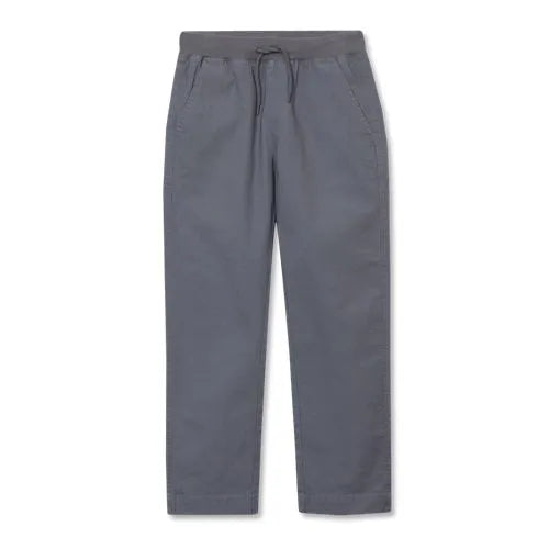 Boys Stretch Soft Rib Waist Iron Knee Pull On Pants