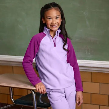 Kids Anyweather Fleece Quarter Zip Pullover
