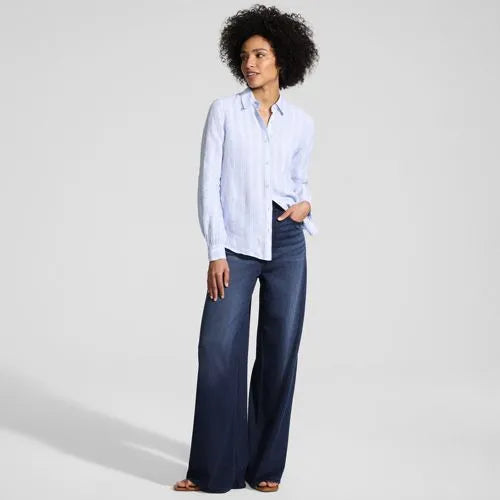 Women's Starfish Denim High Rise Wide Leg Jeans