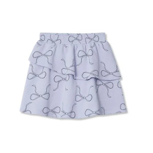 Girls Tiered Fleece Skort