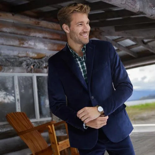 Men's Velvet Blazer