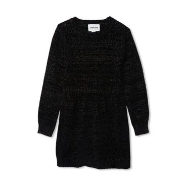 Girls Chenille Cinched Waist Sweater Dress