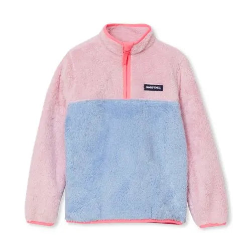 Kids Heritage Fleece Quarter Zip Pullover Top