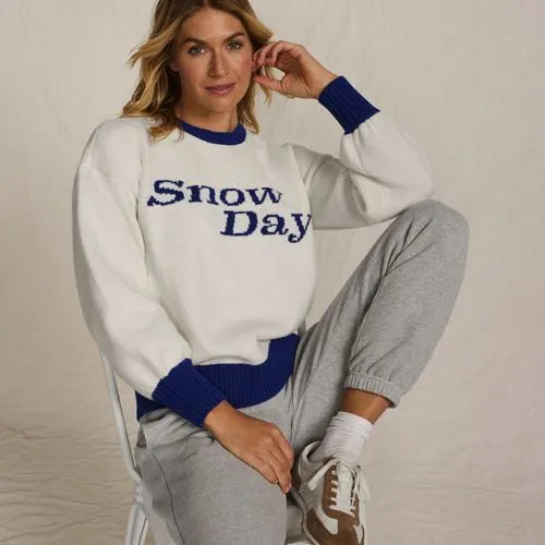 Women's Ultrasoft Placed Jacquard Jersey Crew Neck Sweater