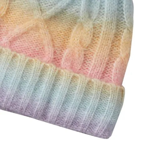 Kids Fleece Lined Pom Hat