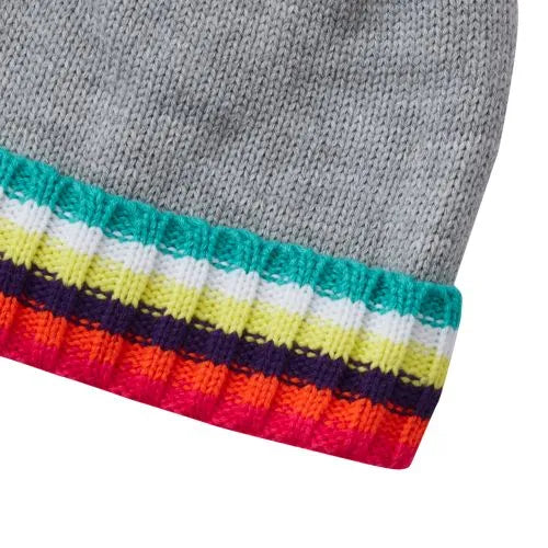 Kids Fleece Lined Pom Hat