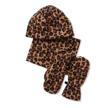 Kids Cozy Fleece Hat-Scarf-Gloves Set