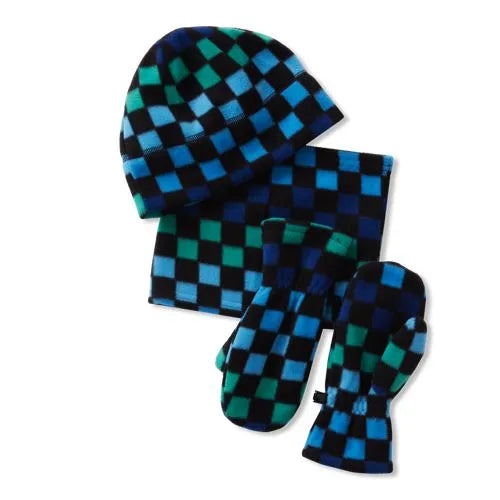 Kids Cozy Fleece Hat-Scarf-Gloves Set