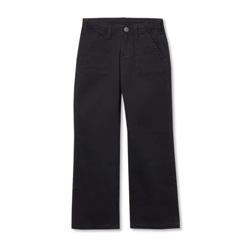 Girls Woven Utility Cargo Pant with Pockets