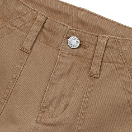Girls Woven Utility Cargo Pant with Pockets
