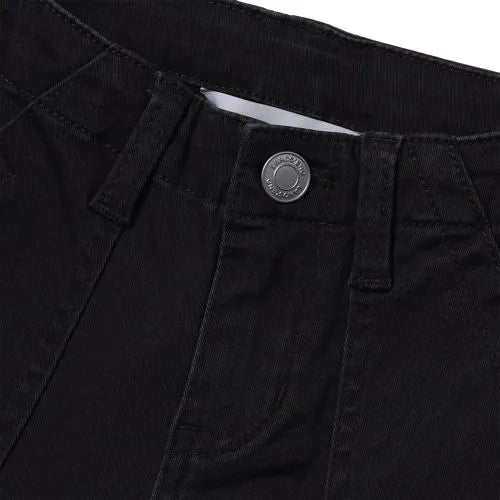 Girls Woven Utility Cargo Pant with Pockets