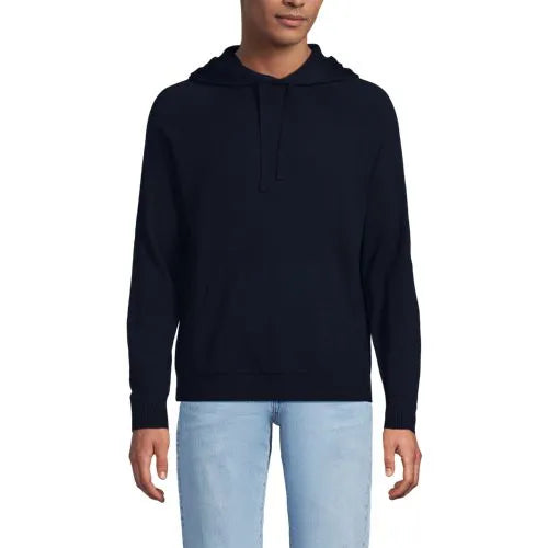 Men's Long Sleeve Washable Merino Pullover Hoodie