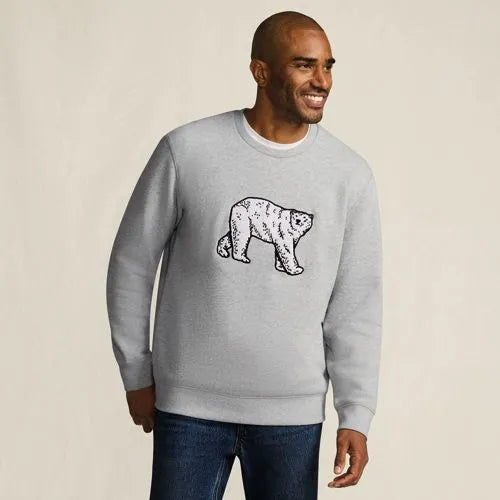 Men's Long Sleeve Serious Sweats Holiday Crew Sweatshirt