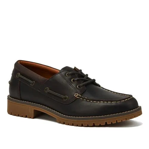 Men's Seaport Leather Lace Up Boat Shoes