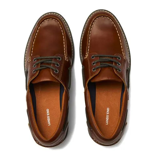 Men's Seaport Leather Lace Up Boat Shoes