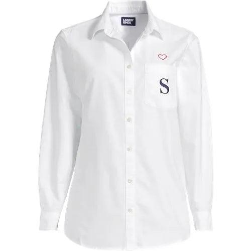 Women's Embroidered Oxford Shirt