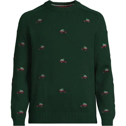 Men's Long Sleeve Drifter Holiday Roads Crewneck Sweater