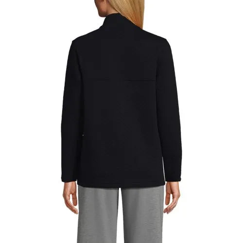 Unisex Quilted Snapneck Pullover