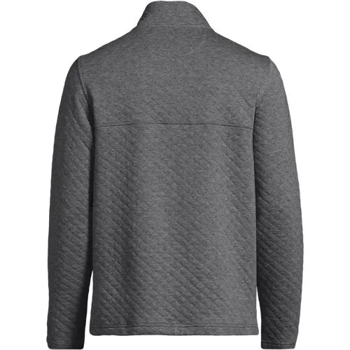 Unisex Quilted Snapneck Pullover