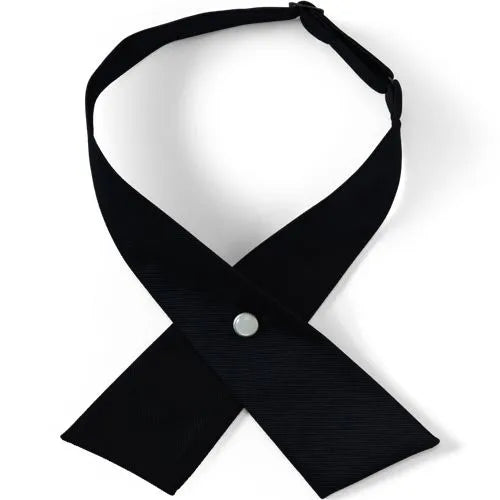 School Uniform Girls Solid Cross Tie