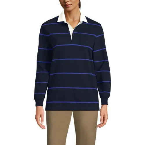 School Uniform Unisex Long Sleeve Rugby Shirt