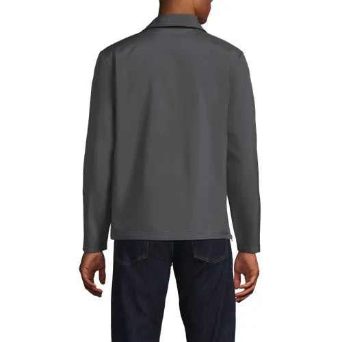 Unisex Soft Shell Collared Half Zip Pullover Top