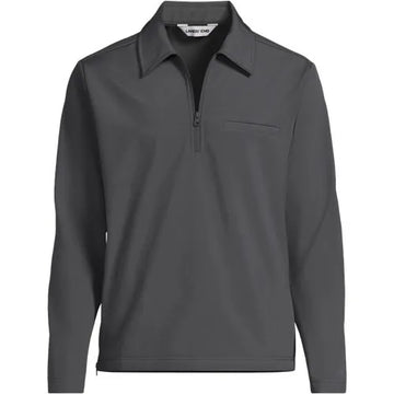 Unisex Soft Shell Collared Half Zip Pullover Top