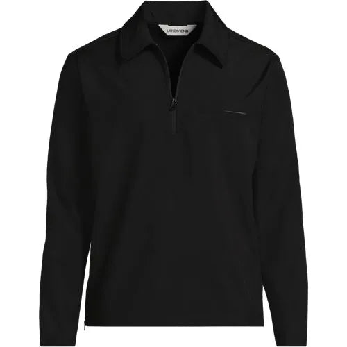 Unisex Soft Shell Collared Half Zip Pullover Top