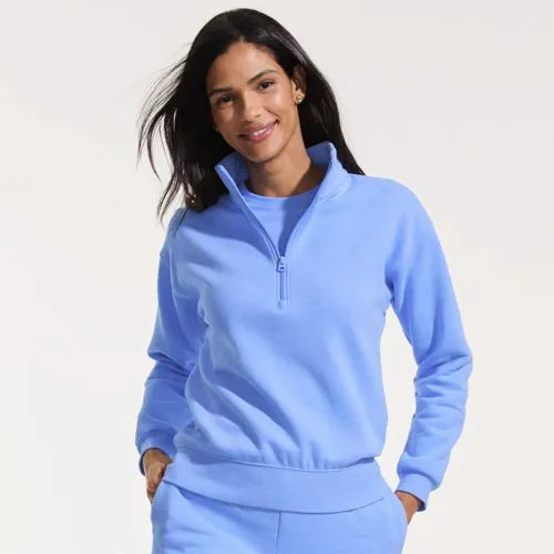 Women's Serious Sweats Relaxed Quarter Zip Pullover Sweatshirt