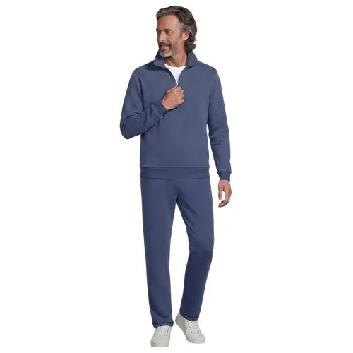 Men's Long Sleeve Serious Sweats Quarter Zip Sweatshirt