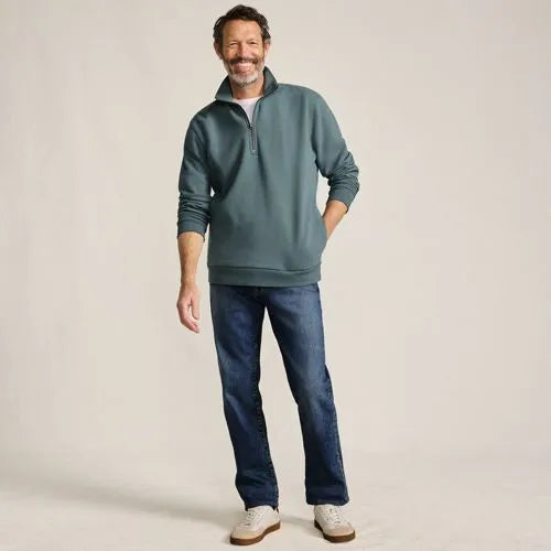 Men's Long Sleeve Serious Sweats Quarter Zip Sweatshirt