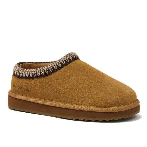 Kids Suede Hearth Slippers