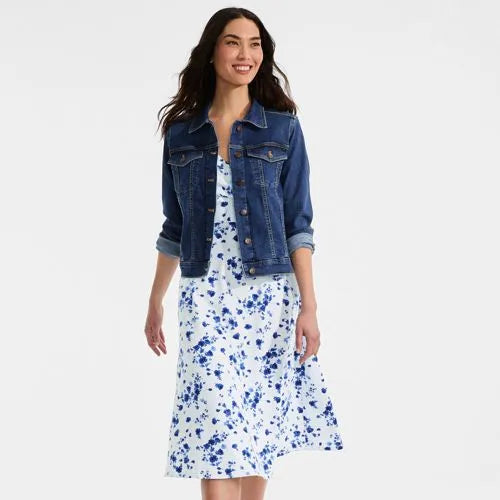 Women's Cotton Modal Off the Shoulder Wrap Midi Dress