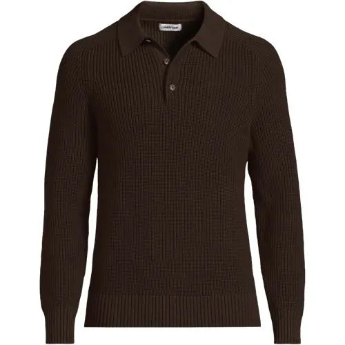 Men's Long Sleeve Drifter Polo Sweater
