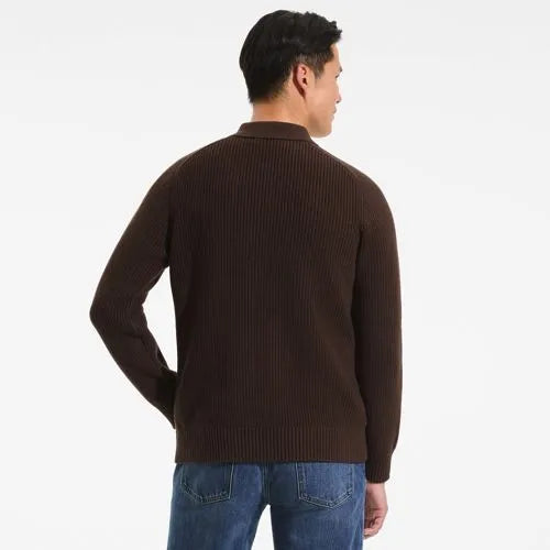 Men's Long Sleeve Drifter Polo Sweater