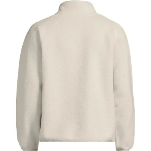 Unisex Snap Neck Fleece Pullover