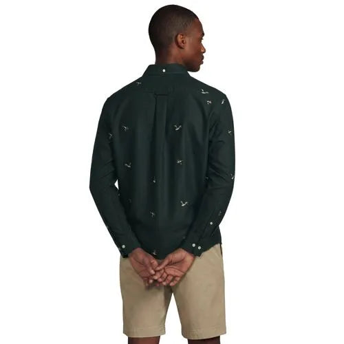 Men's Long Sleeve Sail Rigger Oxford Embroidered Shirt