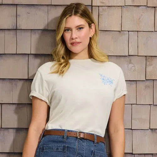 Women's Short Sleeve Crew Neck Graphic T-Shirt