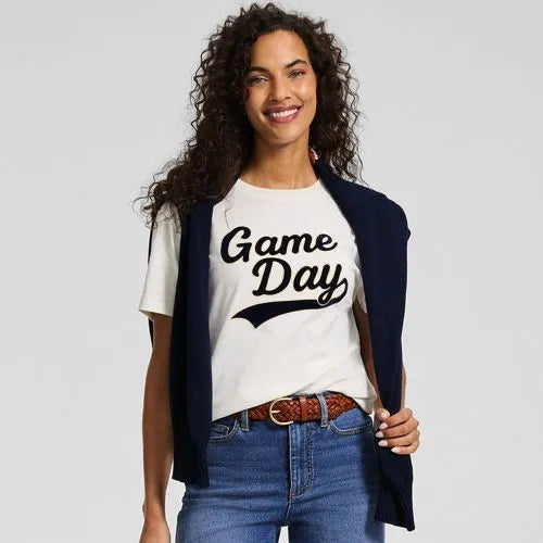 Women's Short Sleeve Crew Neck Graphic T-Shirt