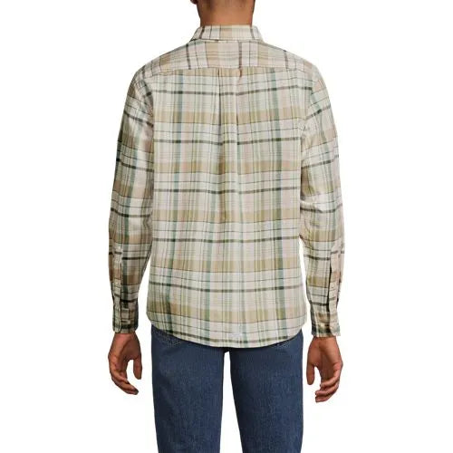Men's Long Sleeve Madras Shirt