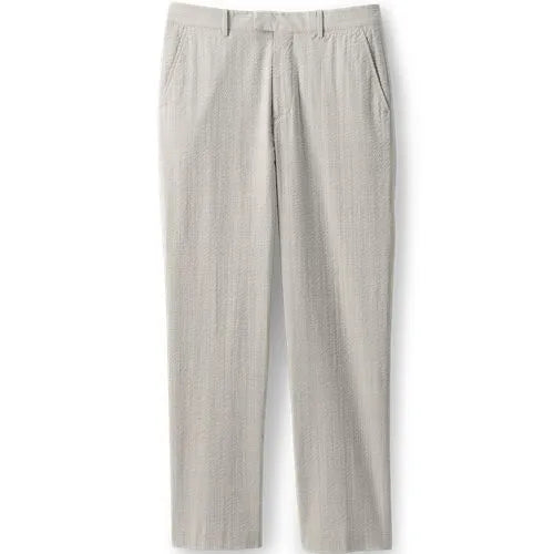 Men's Classic Fit Seersucker Polished Trouser