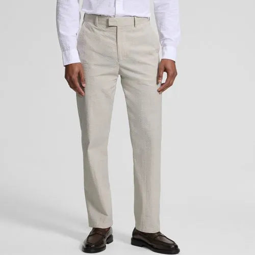 Men's Classic Fit Seersucker Polished Trouser