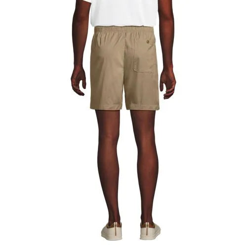 Men's 7" Lightweight Twill Pull On Deck Short